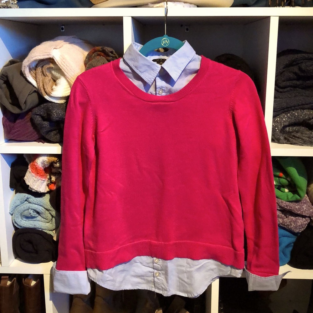 💕”Layered” Cotton Sweater